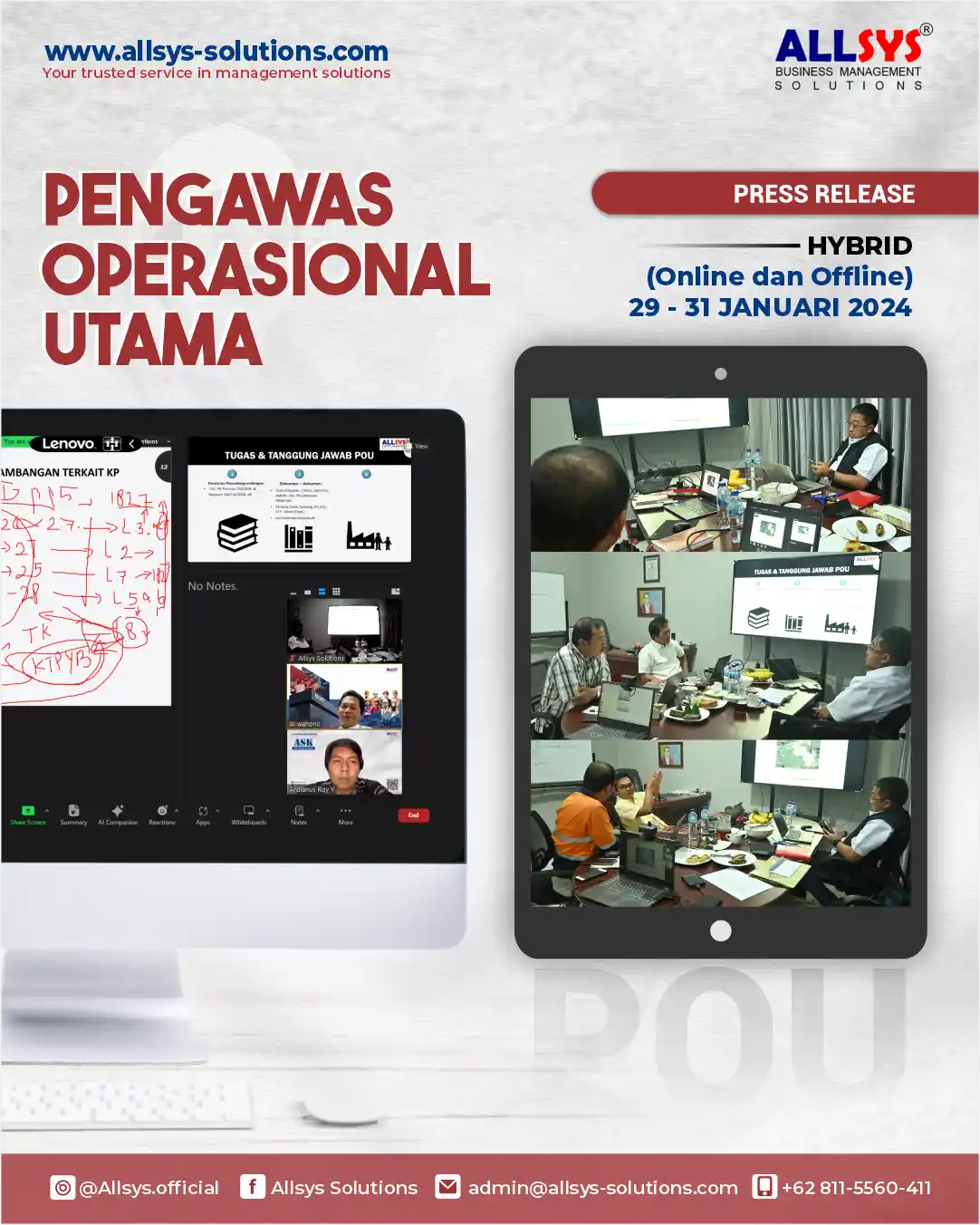 You are currently viewing Press Release Pengawas Operasional Utama
